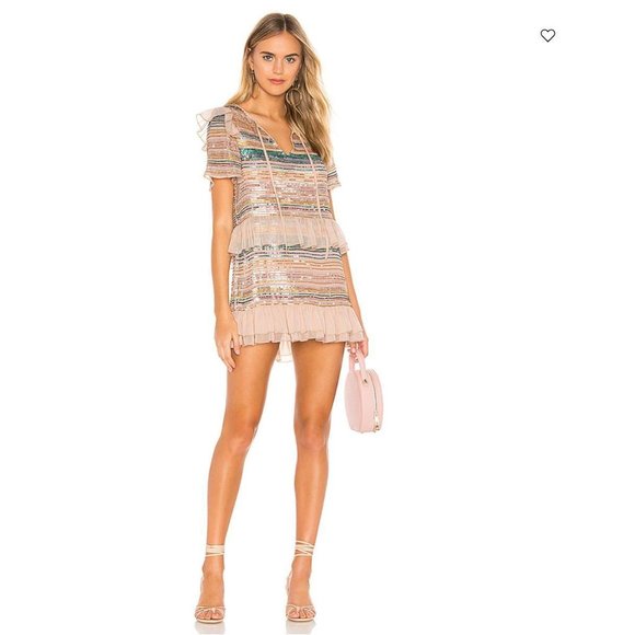 SOLD!  NWT TULAROSA Tularosa Mason Mini Dress - Picture 7 of 8